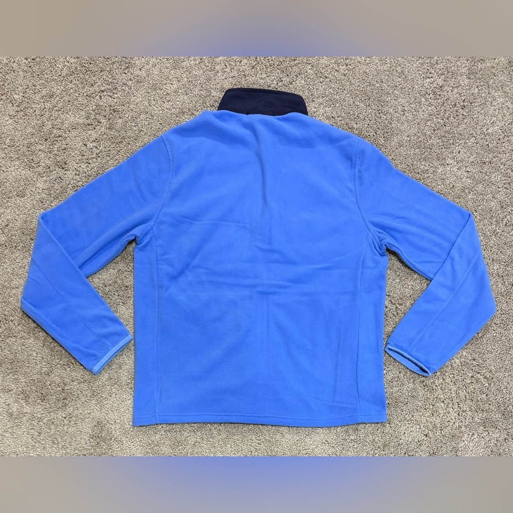 $198 RLX Ralph Lauren Hybrid Fleece Full Zip Golf Jacket Navy Blue Mens Size M - Picture 2 of 5